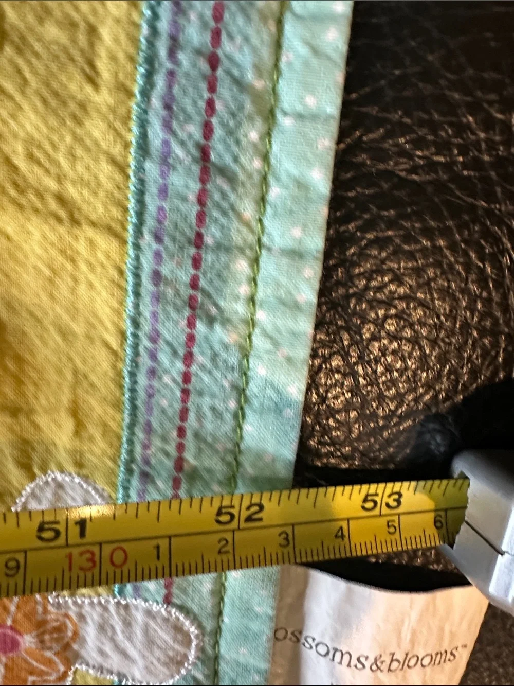 2 Yellow Springtime Floral & Bug Table Runners